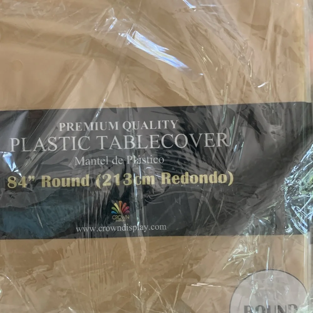Ten Gold Round Plastic 84